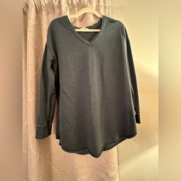 Tops - Dark Gray Comfy Long Sleeve Pullover  - Bundle and Save!